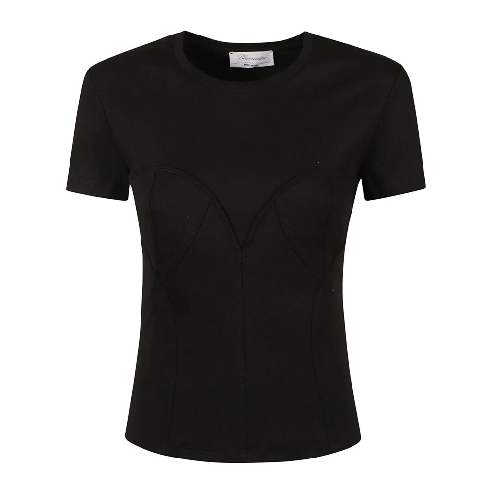 Blumarine Casual T-shirt Black Dames