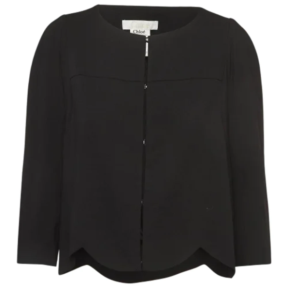 Chloé Pre-owned Fabric tops Black Dames