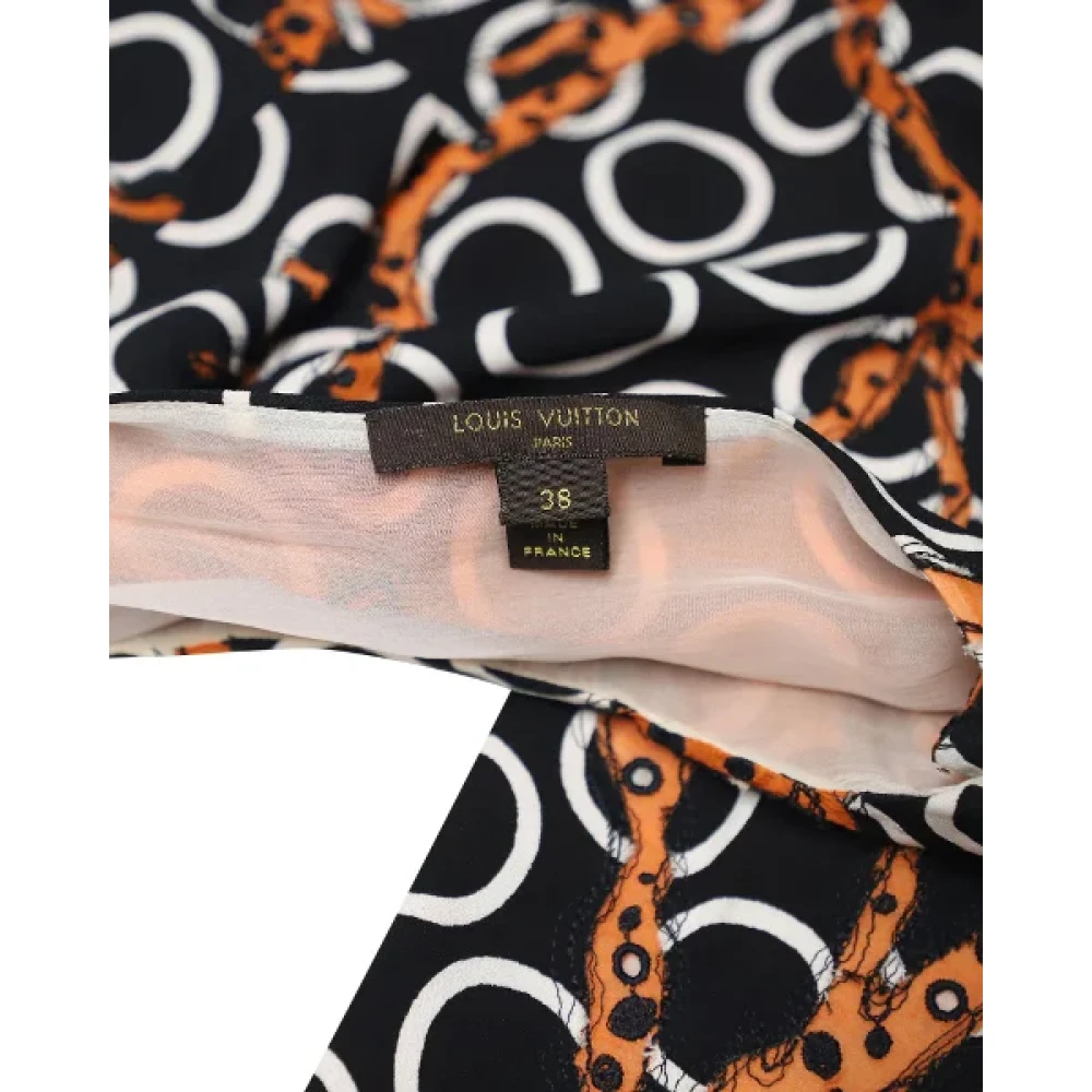 Louis Vuitton Vintage Pre-owned Silk tops Multicolor Dames
