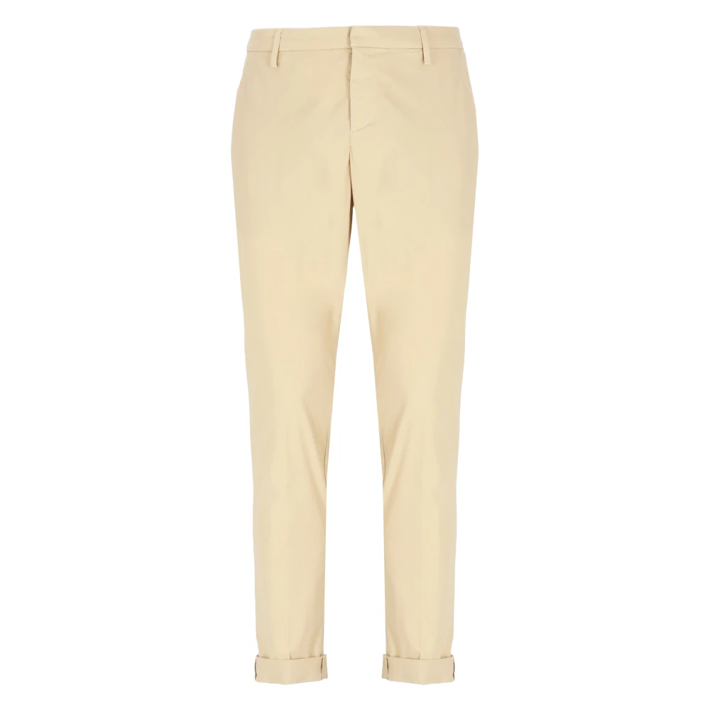 Dondup Beige Katoenen Broek met Zakken Beige Heren