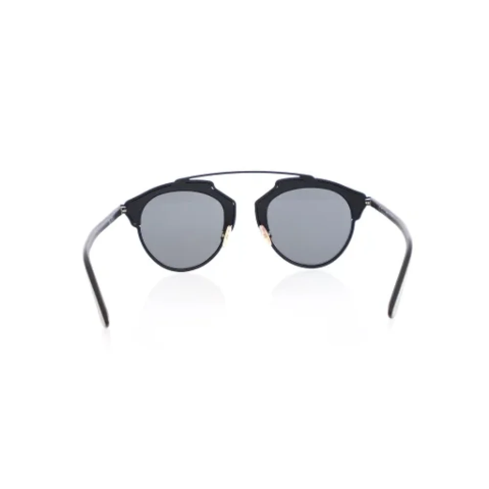 Dior Vintage Pre-owned Plastic sunglasses Black Dames