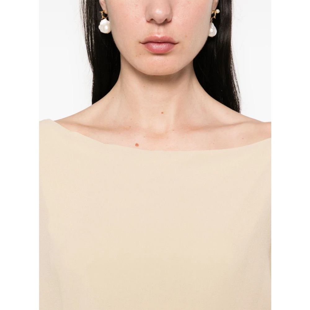 Cortana Beige Dolman Sleeves Sweater Beige Dames