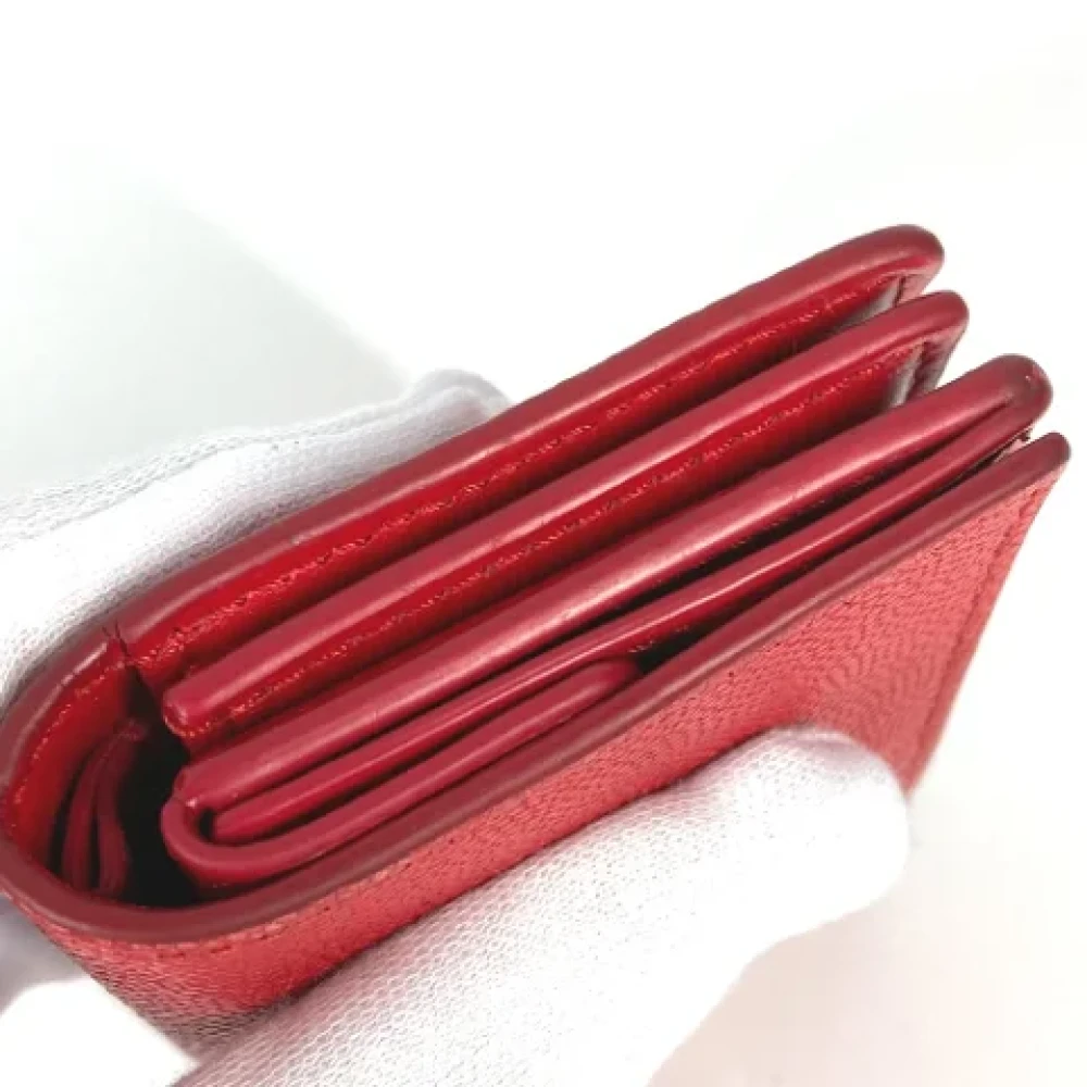 Burberry Vintage Pre-owned Leather wallets Red Dames