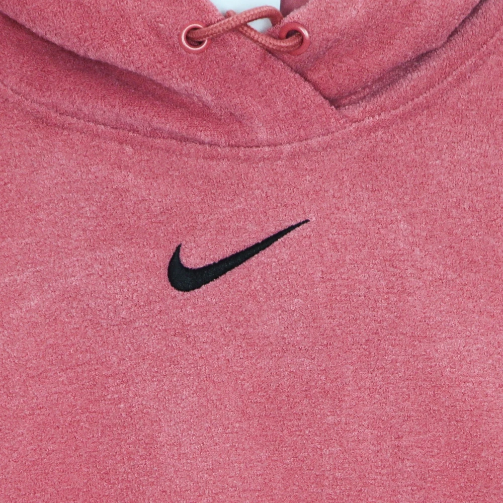 Nike Essentiële Pluche Hoodie in Roze Zwart Pink Dames