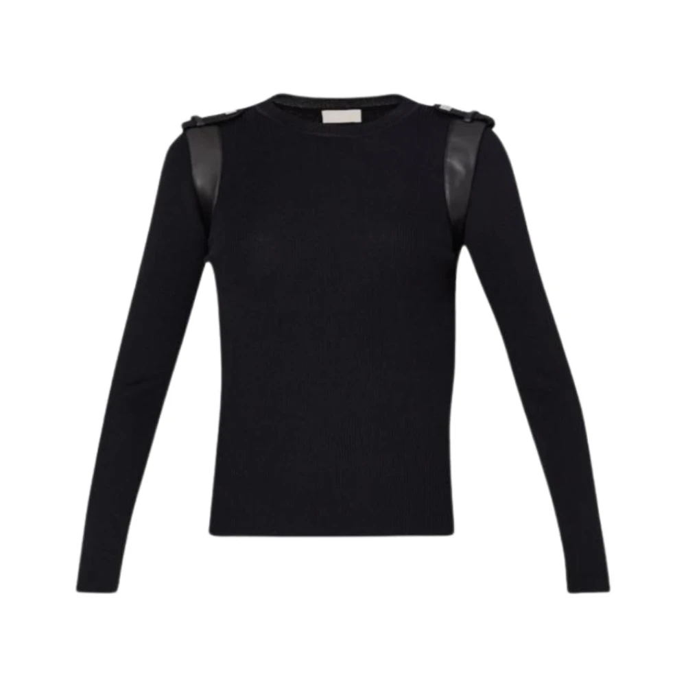 Liu Jo Zwarte Trui Elegant en veelzijdig Black Dames