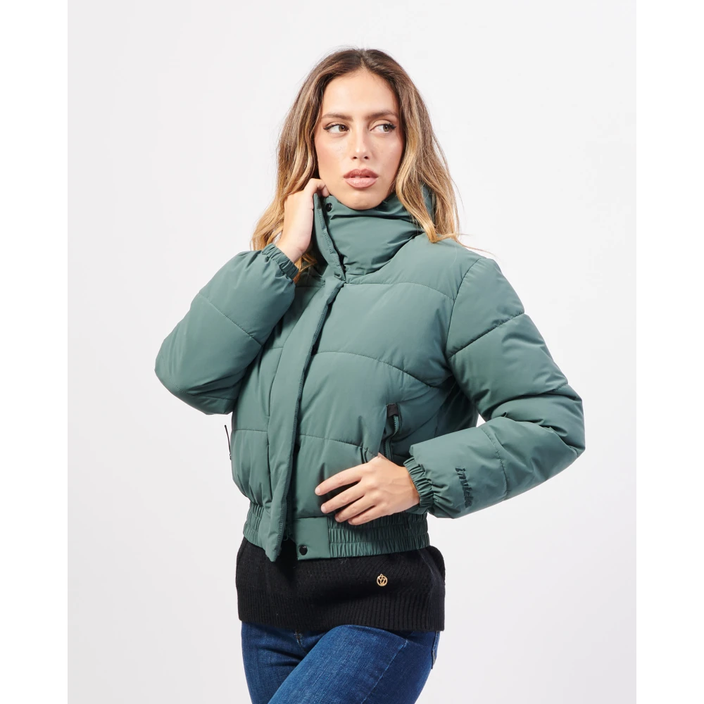 Invicta Korte Groene Pufferjas Green Dames