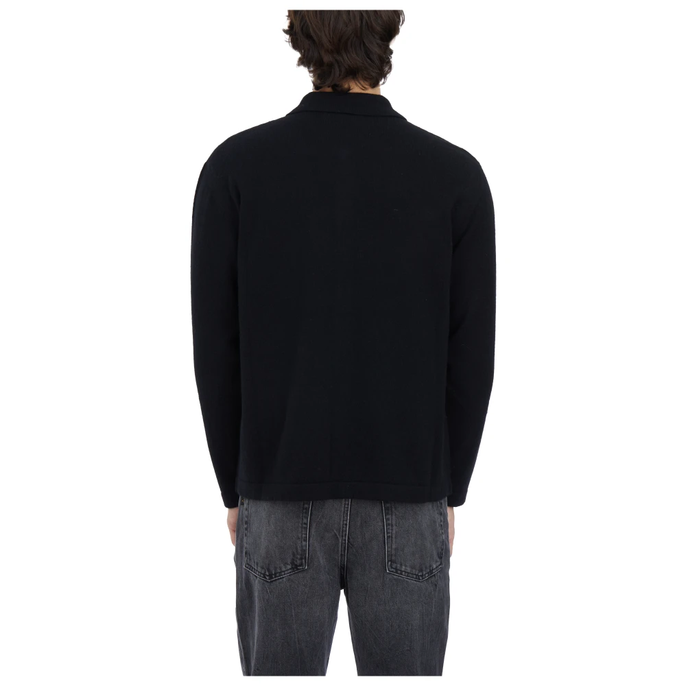 Seven Gauge Kasjmier Oversized Trui Black Heren