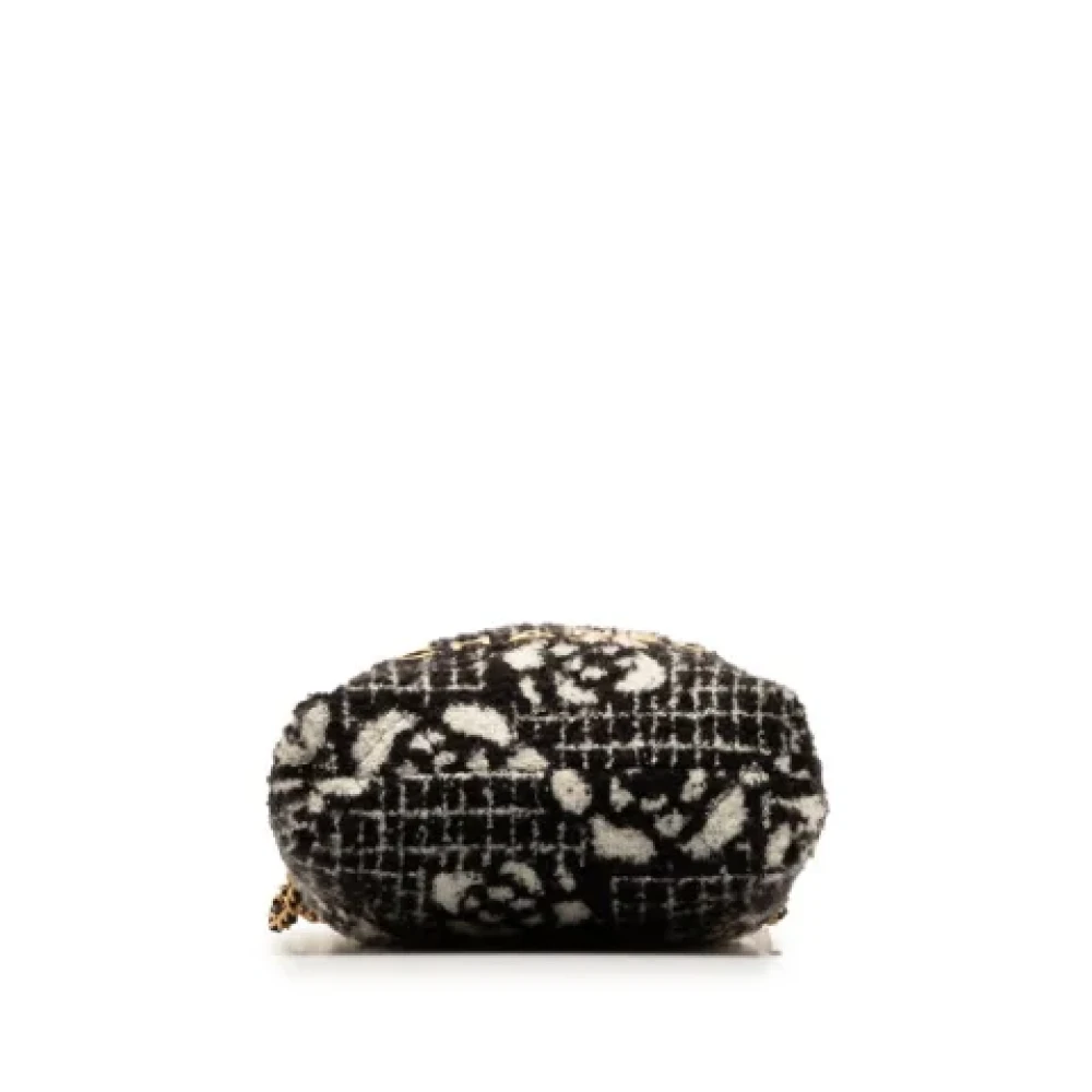 Chanel Vintage Pre-owned Cotton chanel-bags Black Dames
