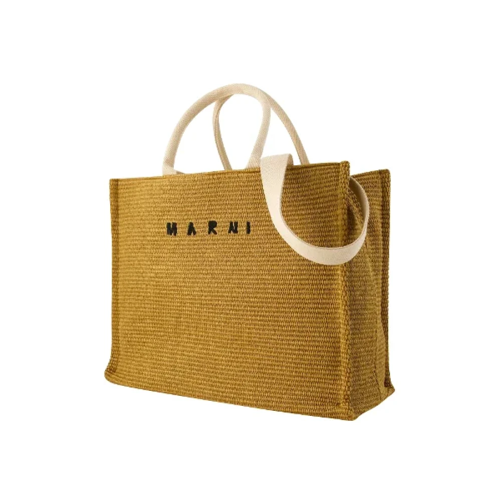 Marni Cotton handbags Brown Dames