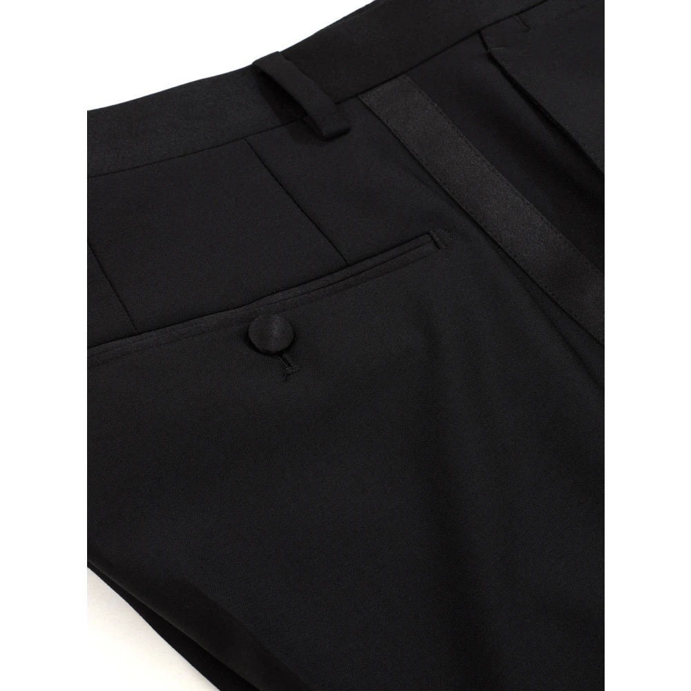 Dolce & Gabbana Prachtig Driedelig Zwart Smokingpak Black Heren