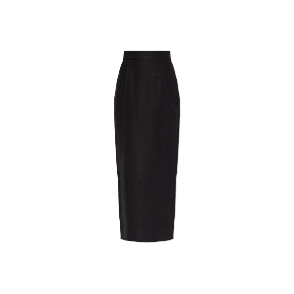 POSSE, Midi Skirts, female, Black, Size: L Emma Skirt