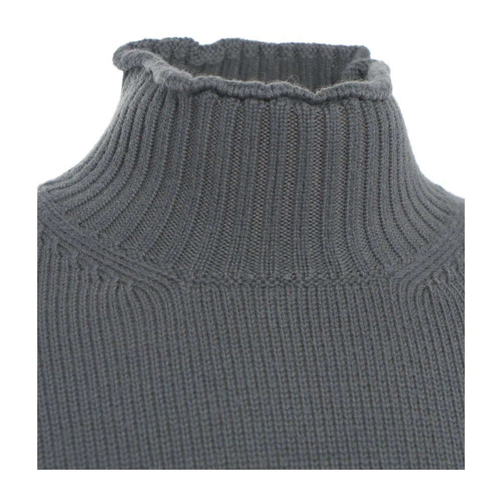 Kangra Grijze Gebreide Trui Aw24 Gray Heren