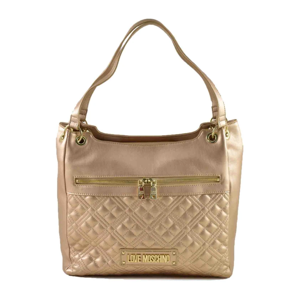 Love Moschino Stijlvolle PU-tas Yellow Dames
