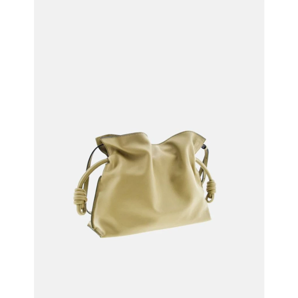 Loewe Flamenco Clutch Groen Leer Green Dames