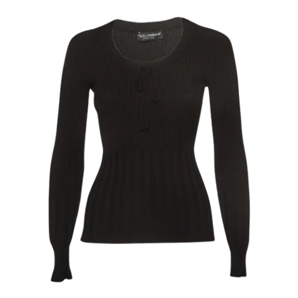Dolce & Gabbana Pre-owned Fabric tops Black Dames