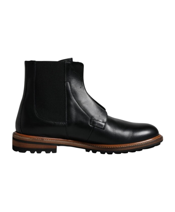 bottes-mi-mollet-en-cuir-noir-a-fermeture-eclair