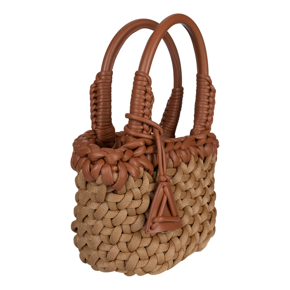 Alanui Neutrale Kleine Tote Tas Brown Dames