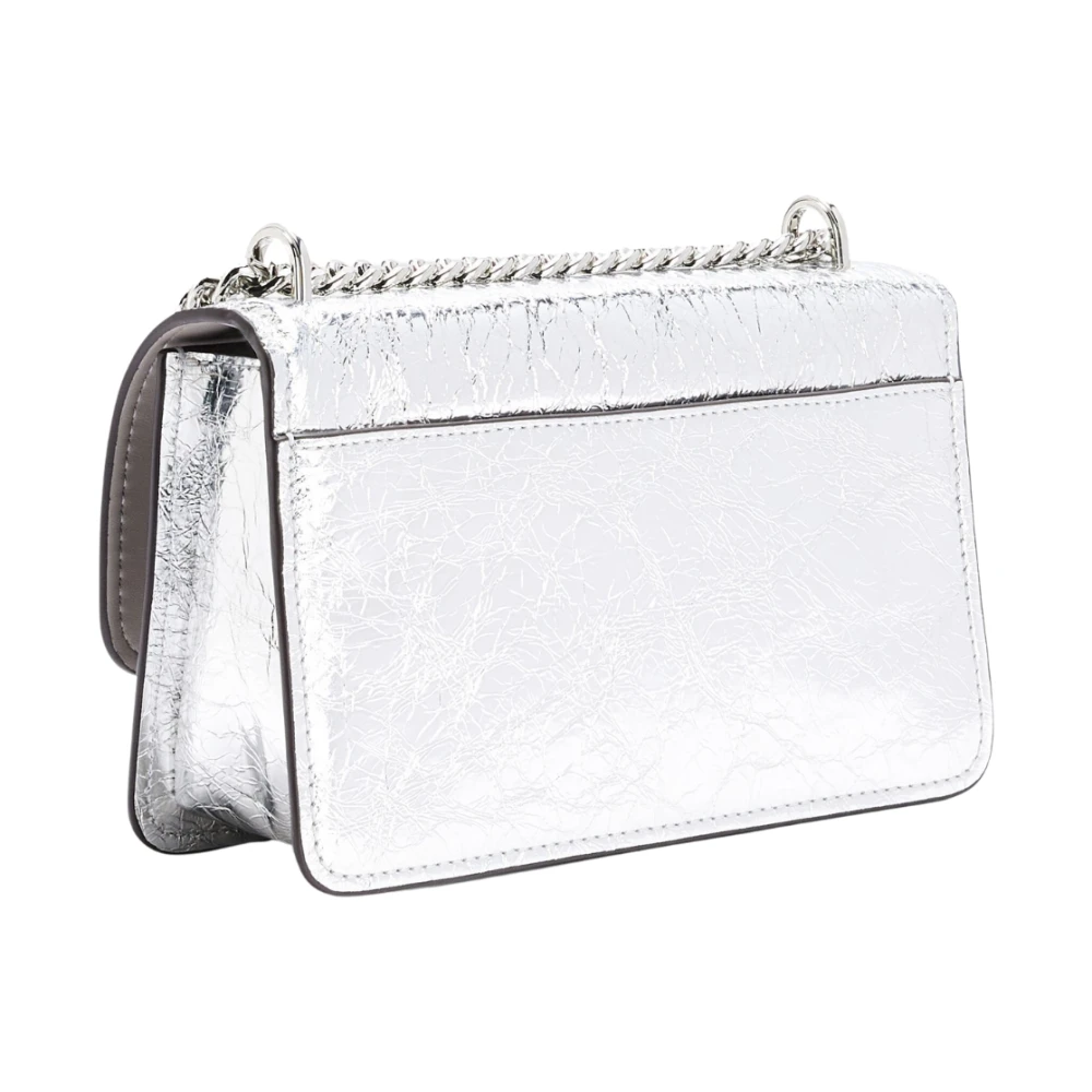 Michael Kors Zilveren Schoudertas Gray Dames