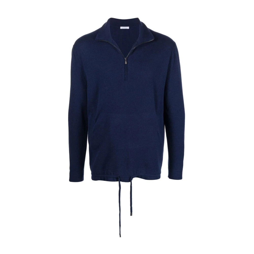 Blå Cashmere Casual Genser