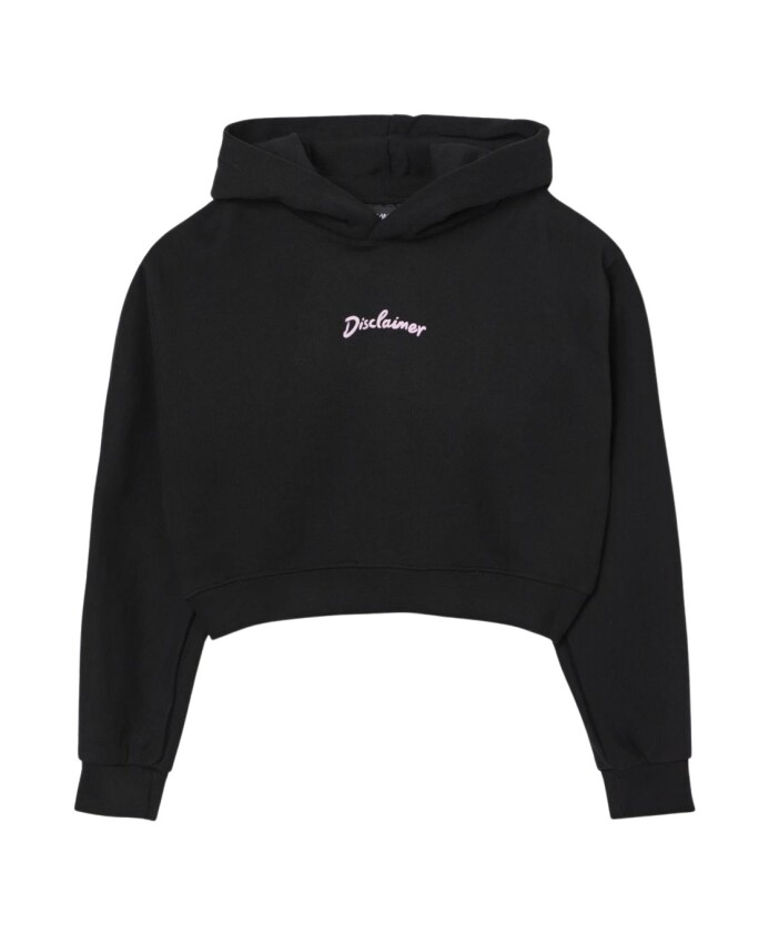 enfants-noir-pull-a-capuche-en-tricot