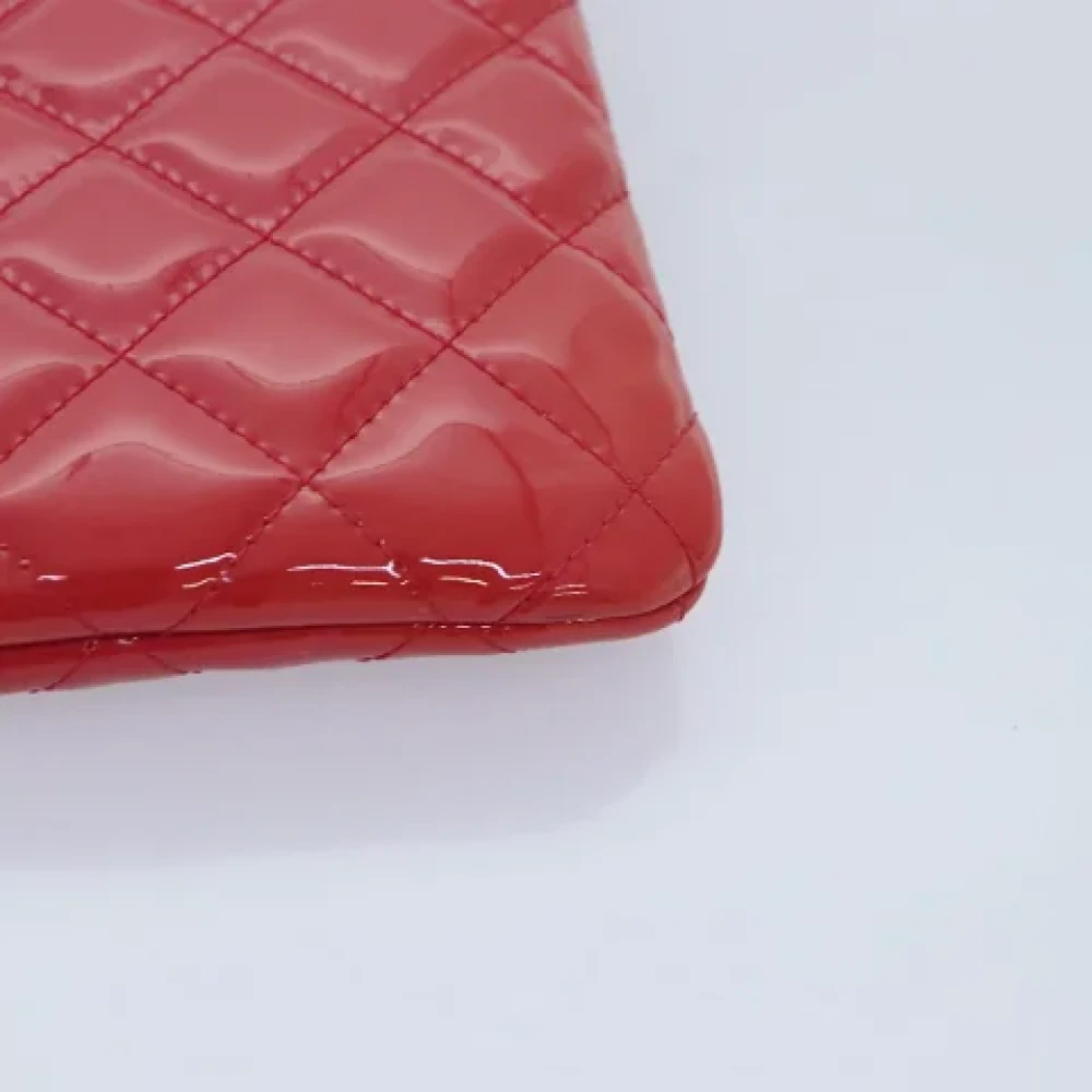 Chanel Vintage Pre-owned Leather clutches Pink Dames
