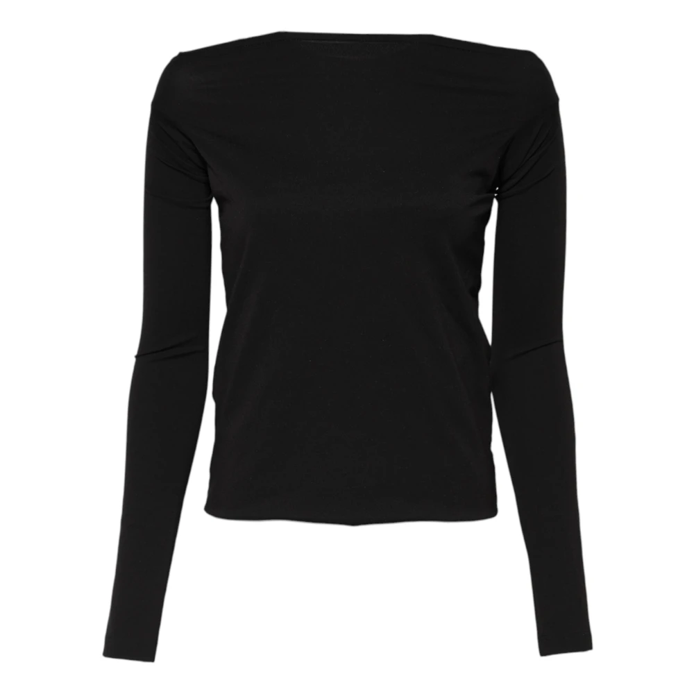 Dolce & Gabbana Women's Black Wool Crew Neck Pullover Jumper - Round-Neck Knitwear - S - Knitwear