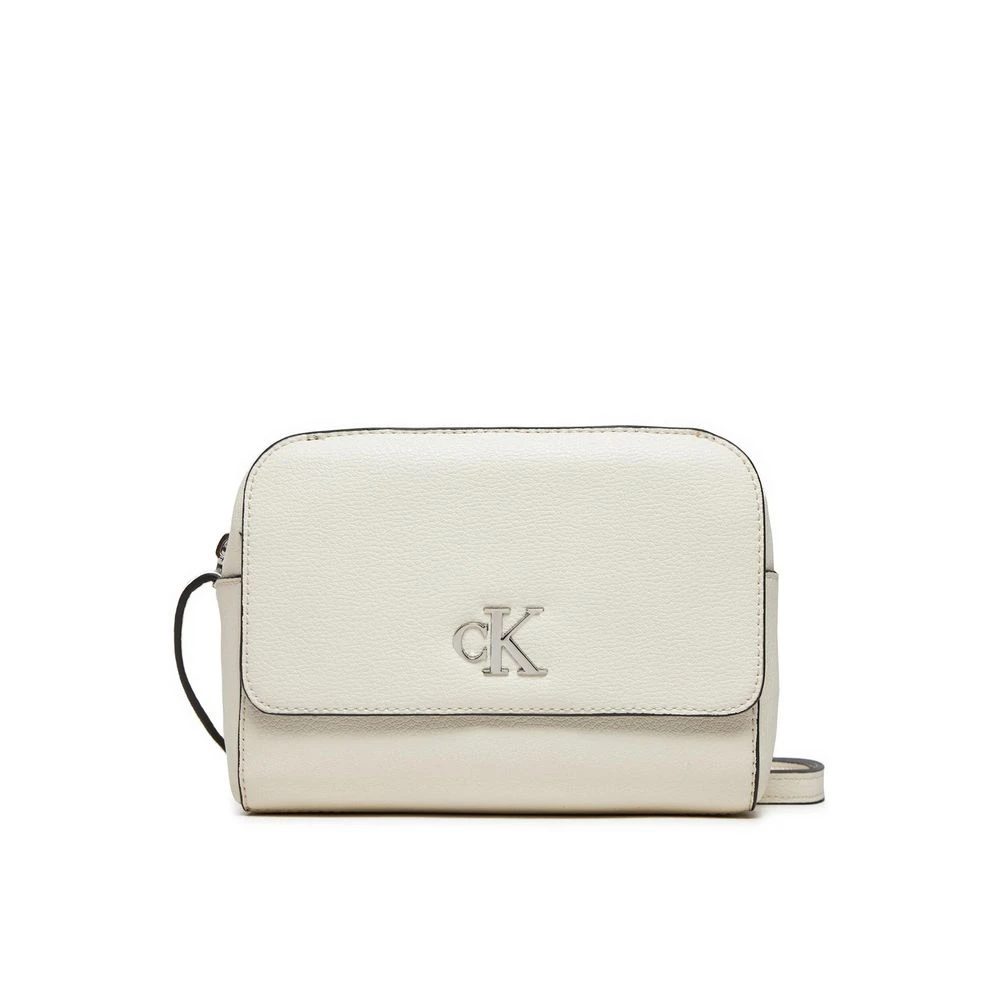 Calvin Klein Jeans Witte Kunstleren Dames Handtas White Dames