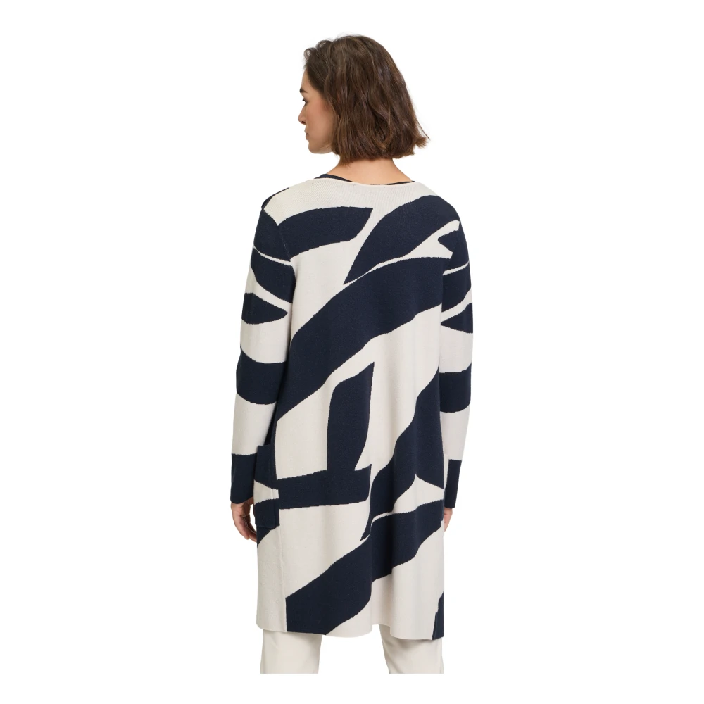Betty Barclay Grafische Gebreide Jas Multicolor Dames