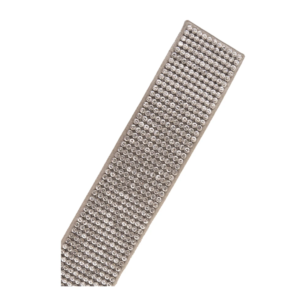 Benedetta Bruzziches Kristal Venus Petite Zilveren Riem Gray Dames