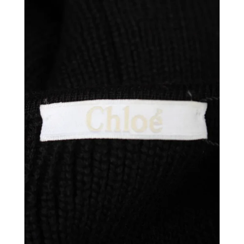 Chloé Pre-owned Wool dresses Black Dames
