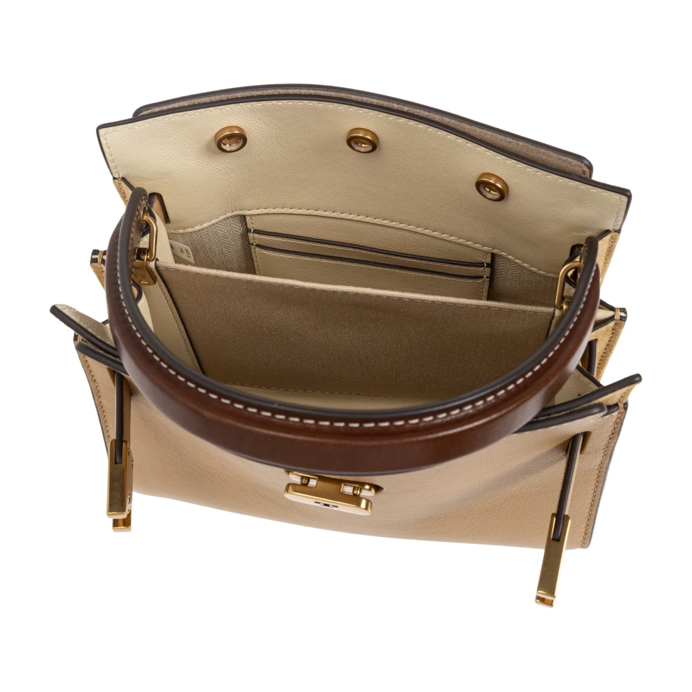 TORY BURCH Handtas Lee Radziwill Petite Beige Dames