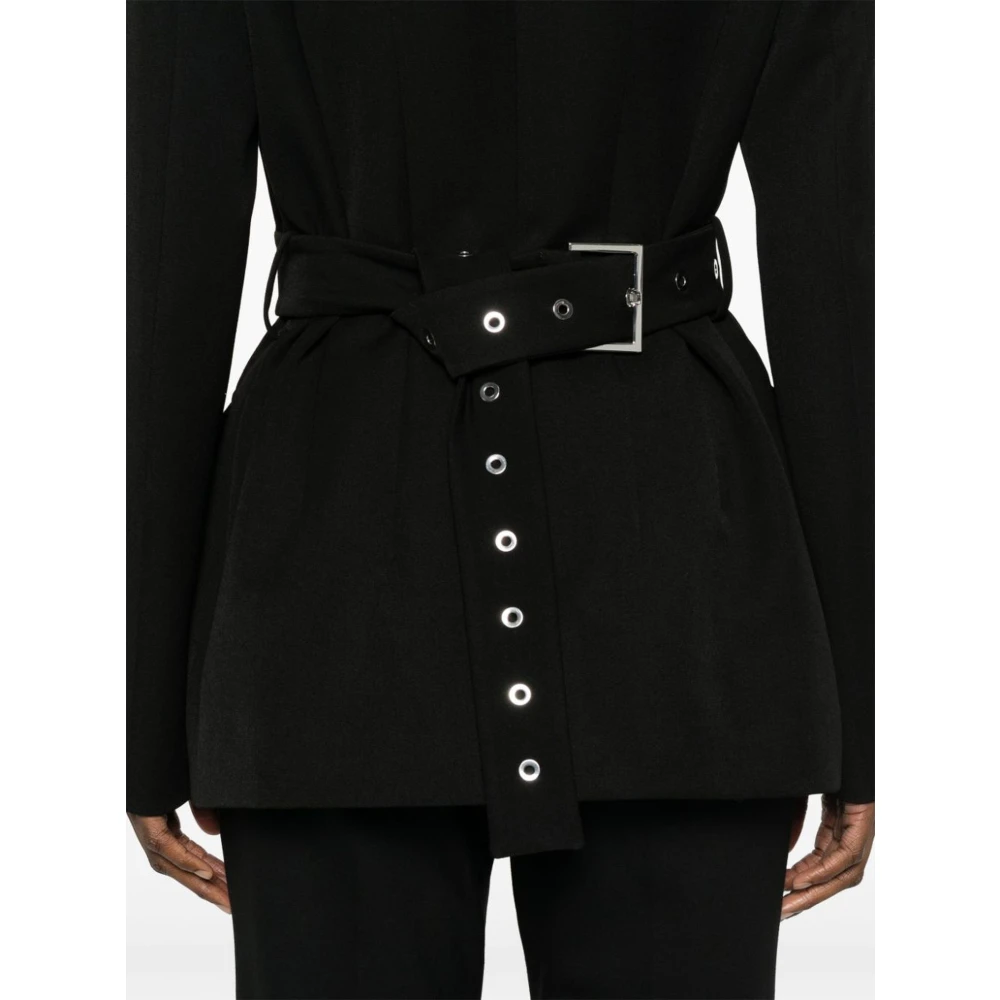 Dondup Zwarte double-breasted blazer Black Dames