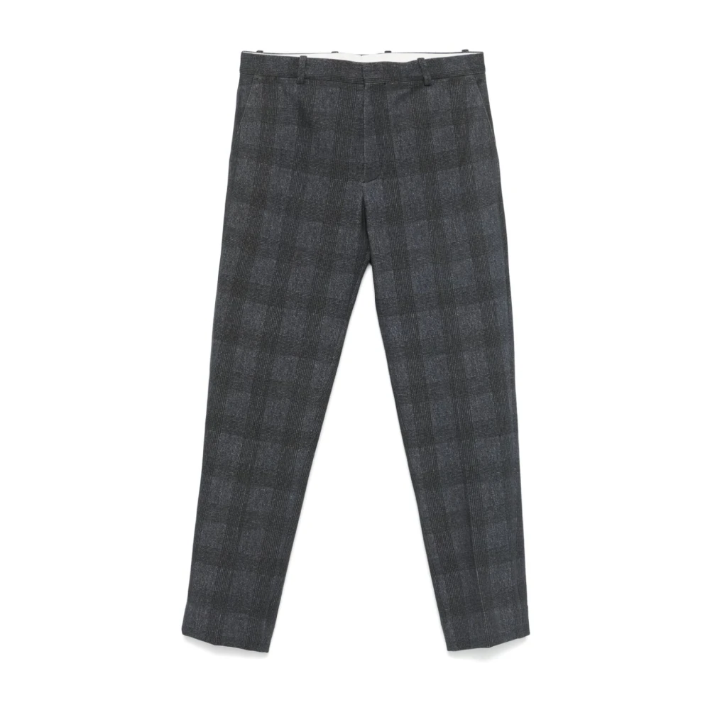 Circolo 1901 Blauw Geruite Fleece Broek Blue Heren