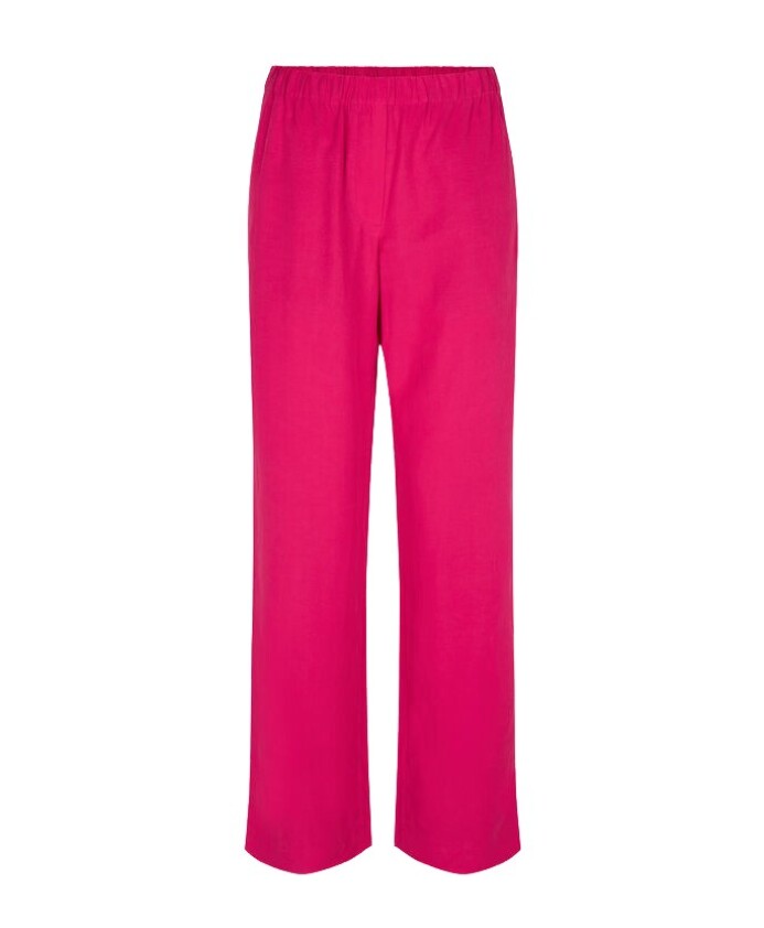 fuchsia-straight-leg-pants-elastic-waist