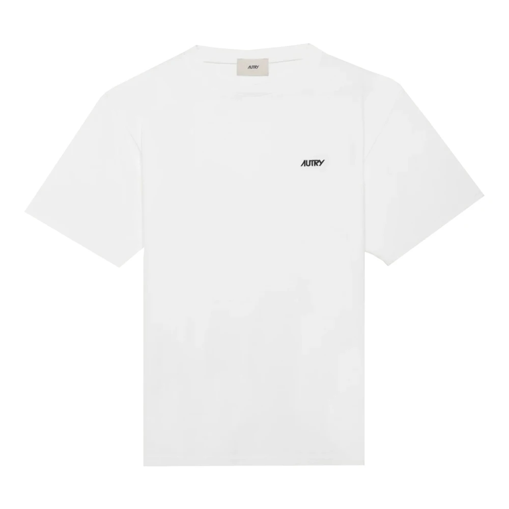 Autry Vit Bomulls-T-shirt White, Herr