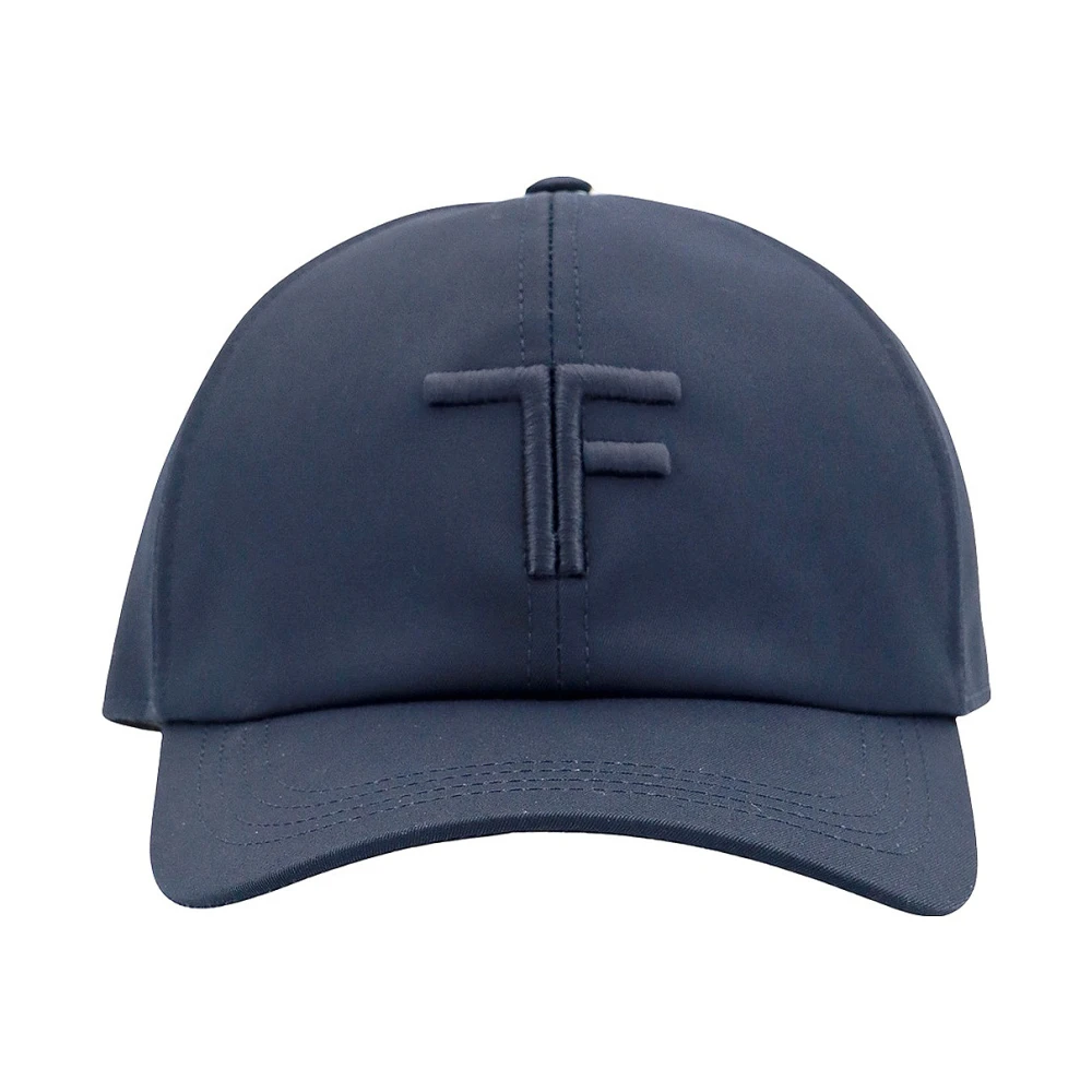 Tom Ford Katoenen hoed met verstelbare band Blue Heren