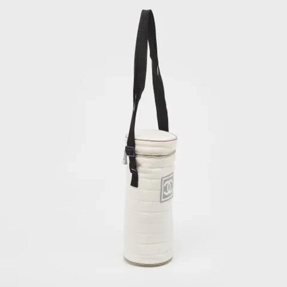 Chanel Vintage Pre-owned Fabric chanel-bags White Dames