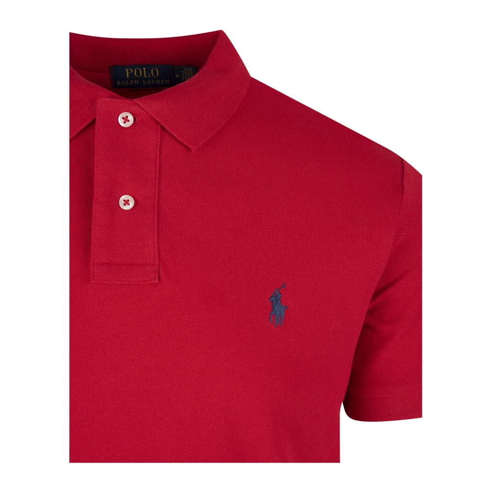Ralph Lauren Polo Shirts Red Heren