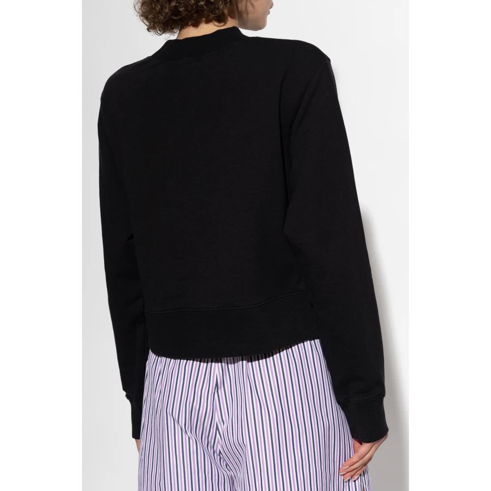 Palm Angels Sweatshirt met Logo Black Dames
