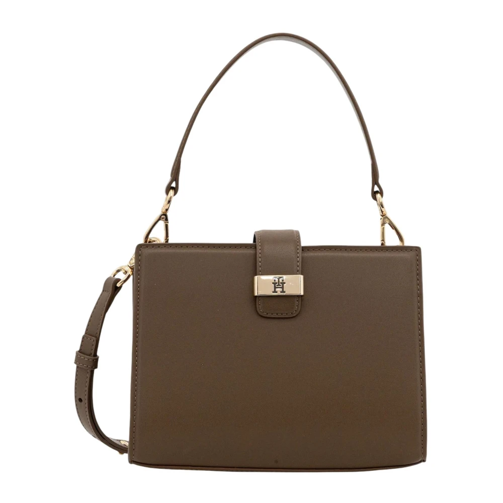 Tommy Hilfiger Women's Brown Th Heritage Mini Satchel