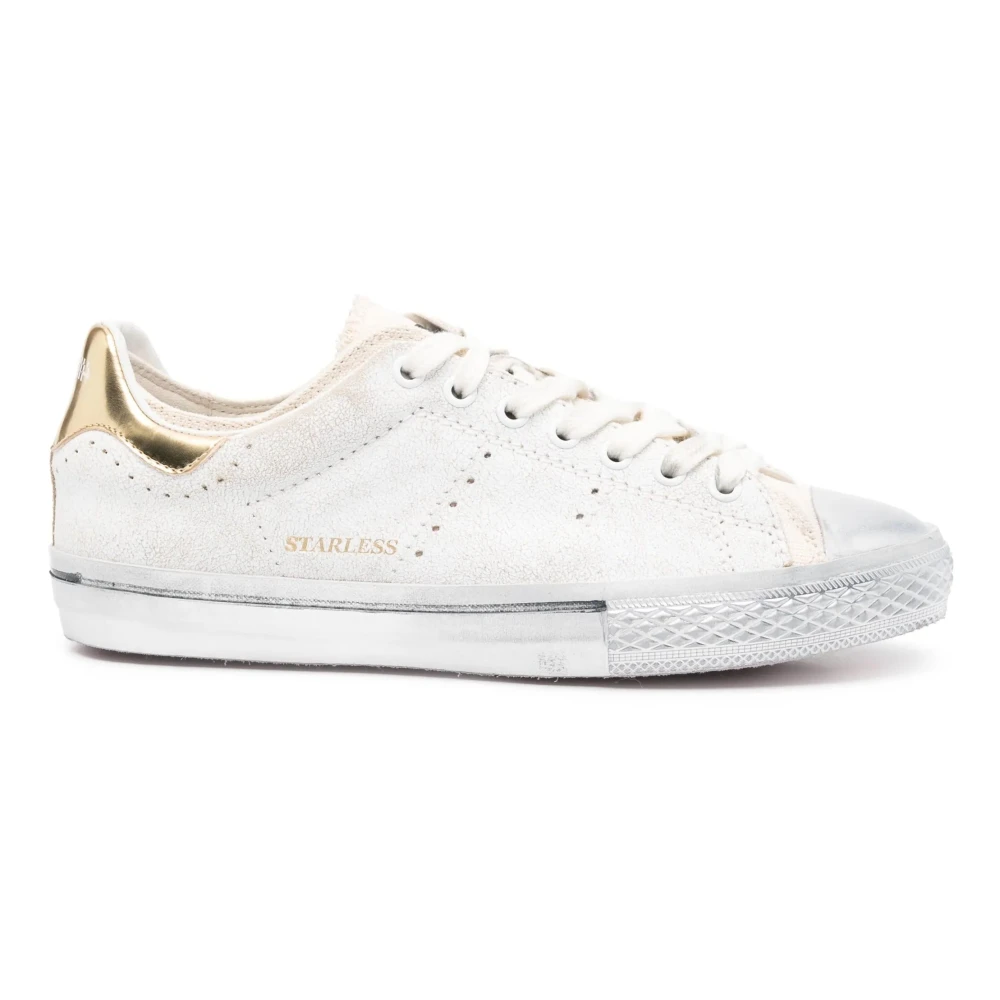 Hidnander Starless Low Leren Sneakers Dames Schoenen Wit