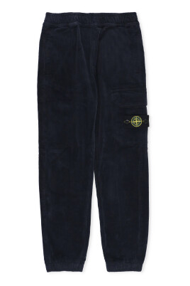 pantalon-cargo-en-velours-cotele-bleu