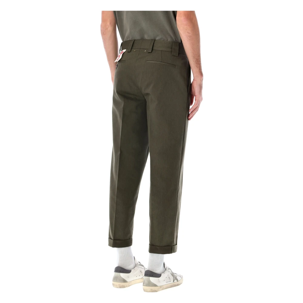 Golden Goose Chino Skate Broek Green Heren