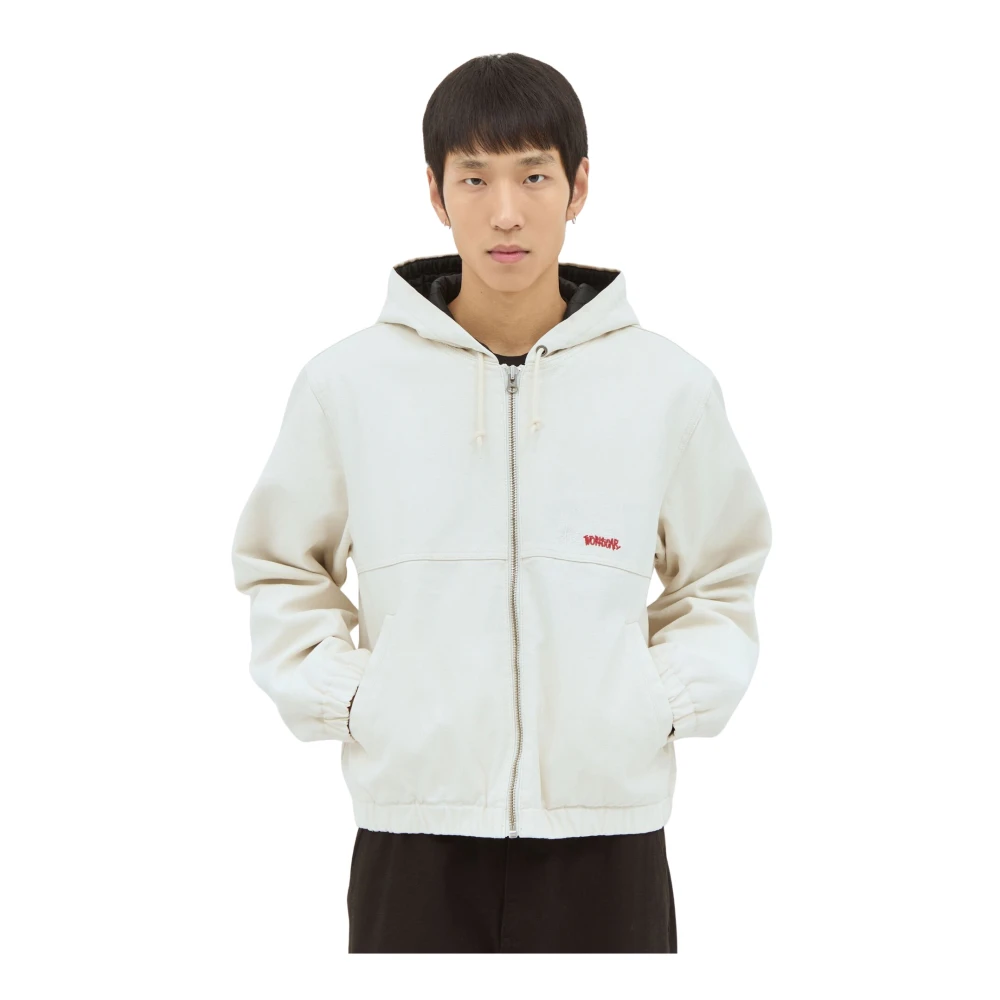 Stüssy Canvas Hooded Werkjas White Heren