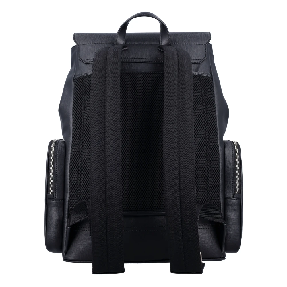 Bally Mythos Rugzak Zwart+Rood Bone+Pall Black Heren