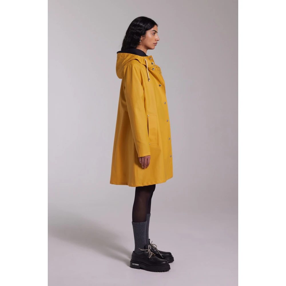 Stutterheim A-lijn Waterdichte Regenjas voor Vrouwen Yellow Dames