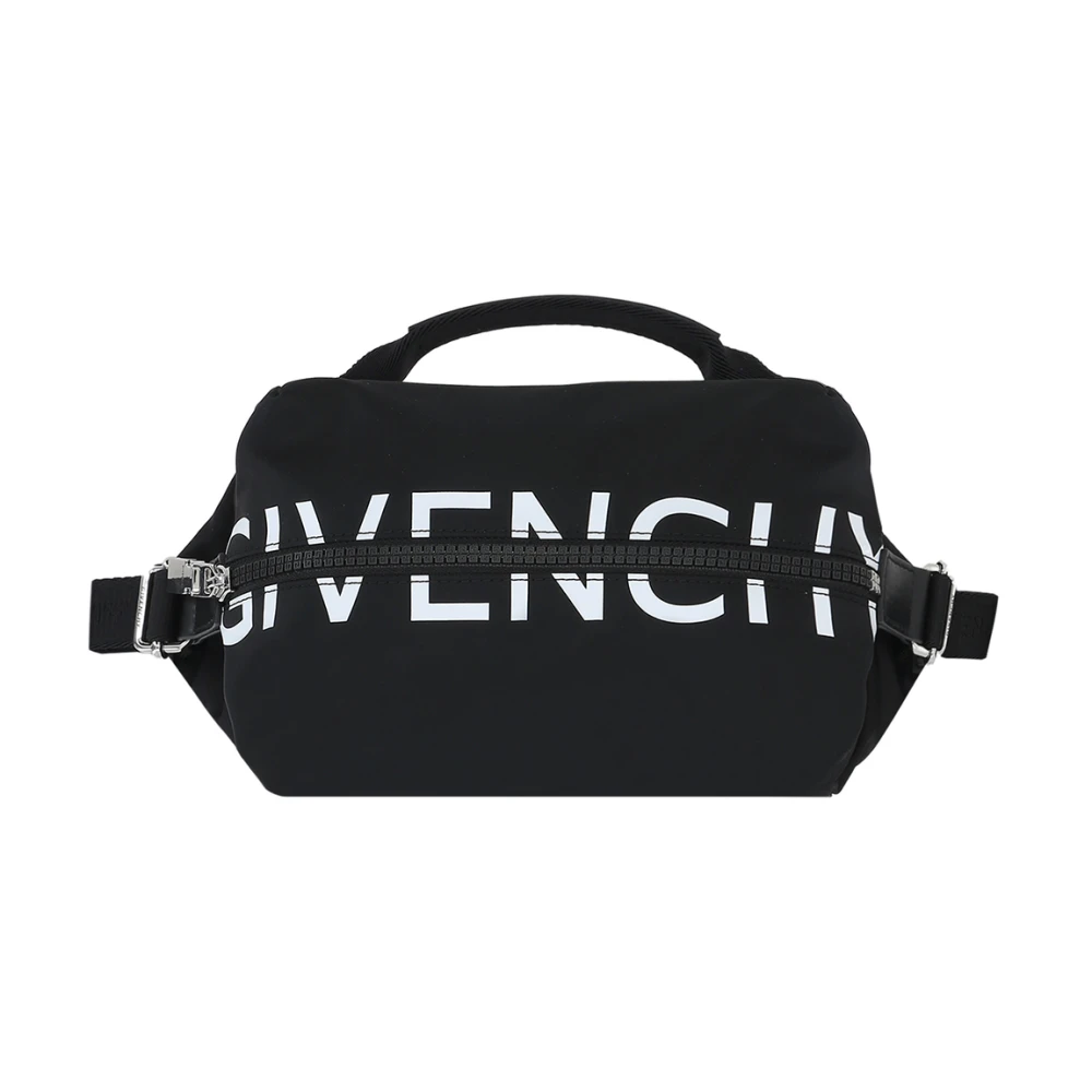 Givenchy Zwarte tassen met verstelbare webriem Black Heren