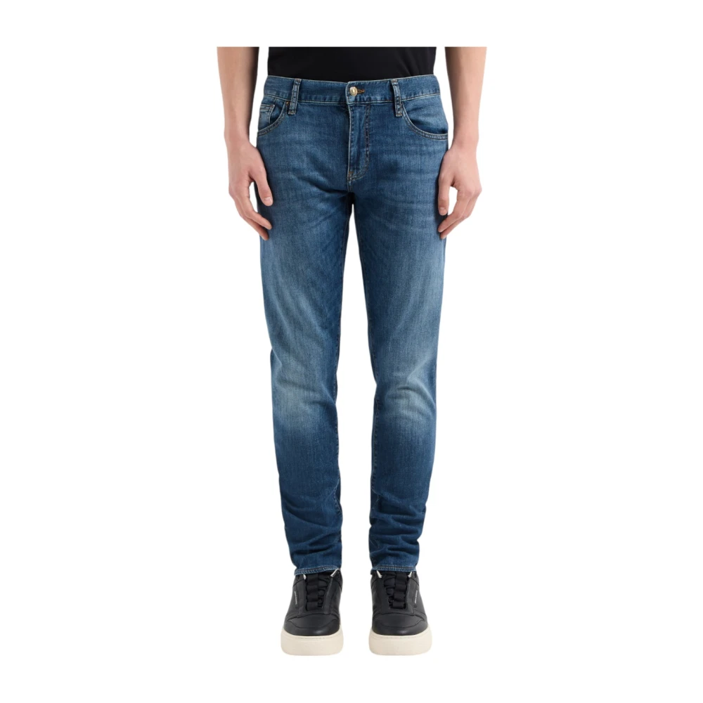 Armani Exchange Men's Blue Denim Jeans Essential For Men