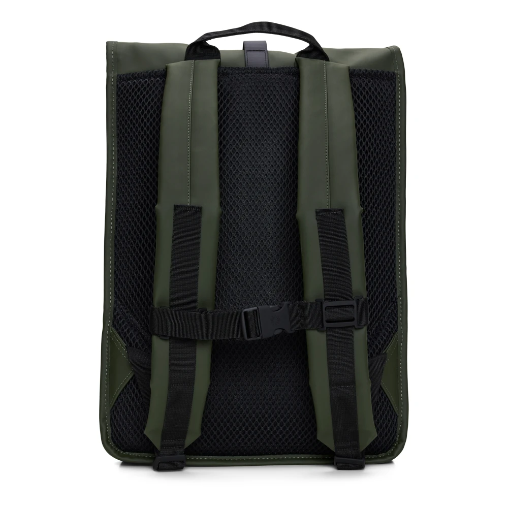 Rains Uomo Verde - Roll Top Backpack - Bags - One Size - Immagine 6