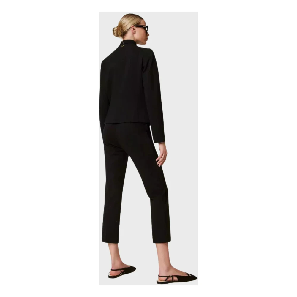 Twinset Marinière Jersey Broek Zwart Black Dames